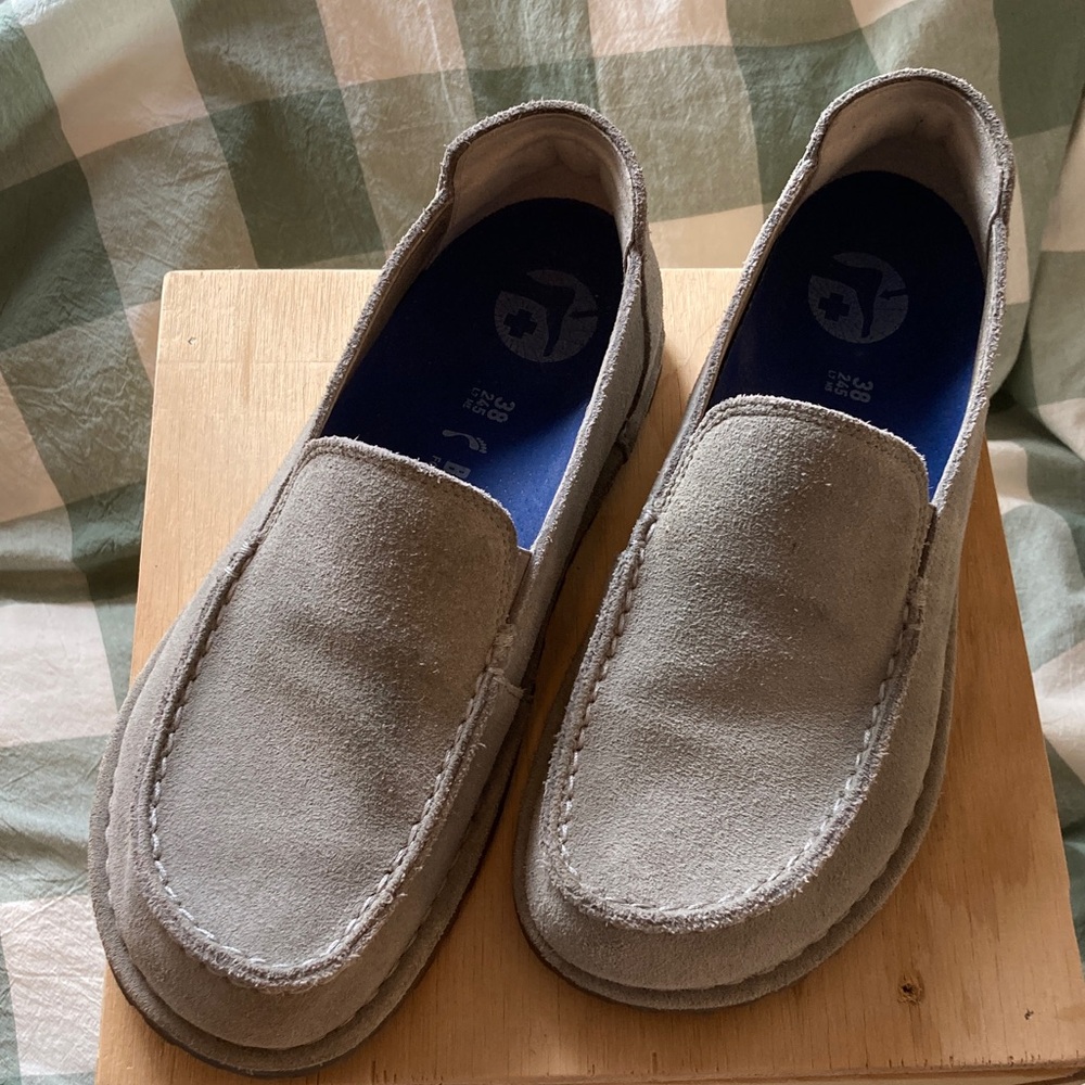 Birkenstock utti size 38 suede grey